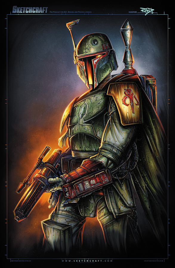 Boba Fett Satin Shot