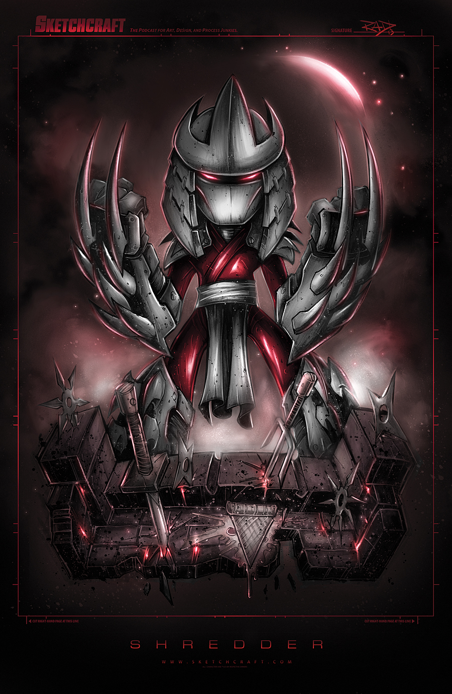 TMNT Mini Shredder Noir by RobDuenas on DeviantArt TMNT Mini Shredder Noir by RobDuenas on DeviantArt