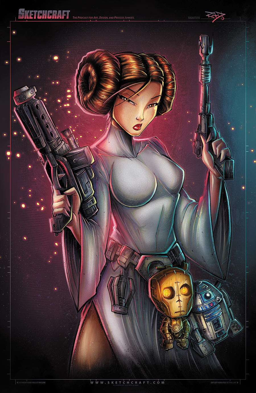 STAR WARS LEIA FIN