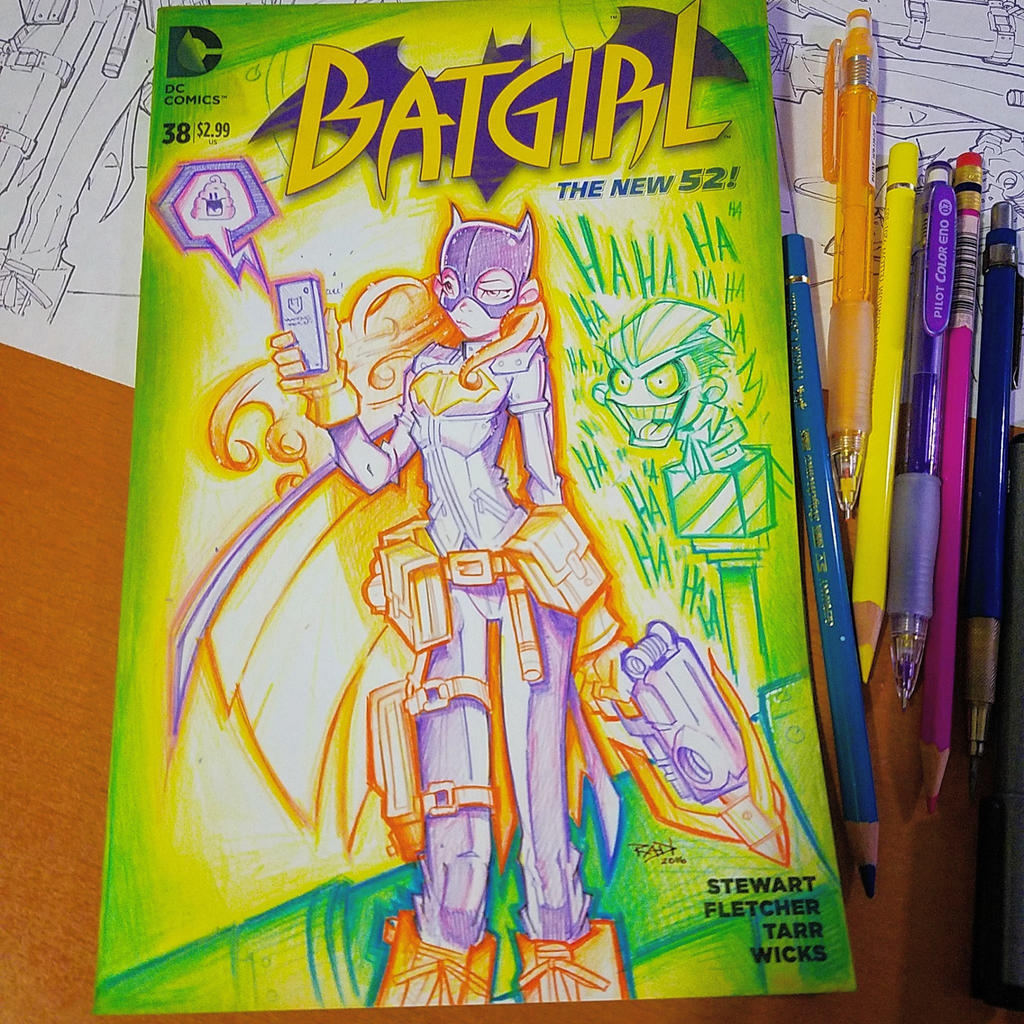 Commision: Batgirl - Copics