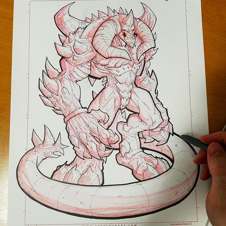 Commission: Diablo Heroes of the Storm - Linearts