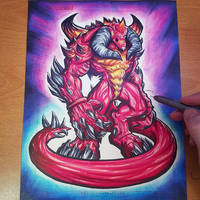 Commission: Diablo Heroes of the Storm - Copics