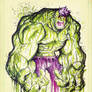 Commission: Hulk Saucy Watercolor Paint