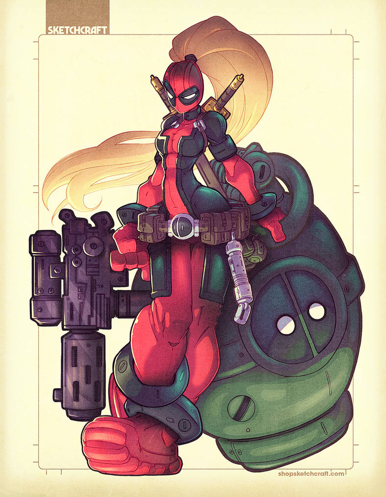 LADY DEADPOOL by RobDuenas