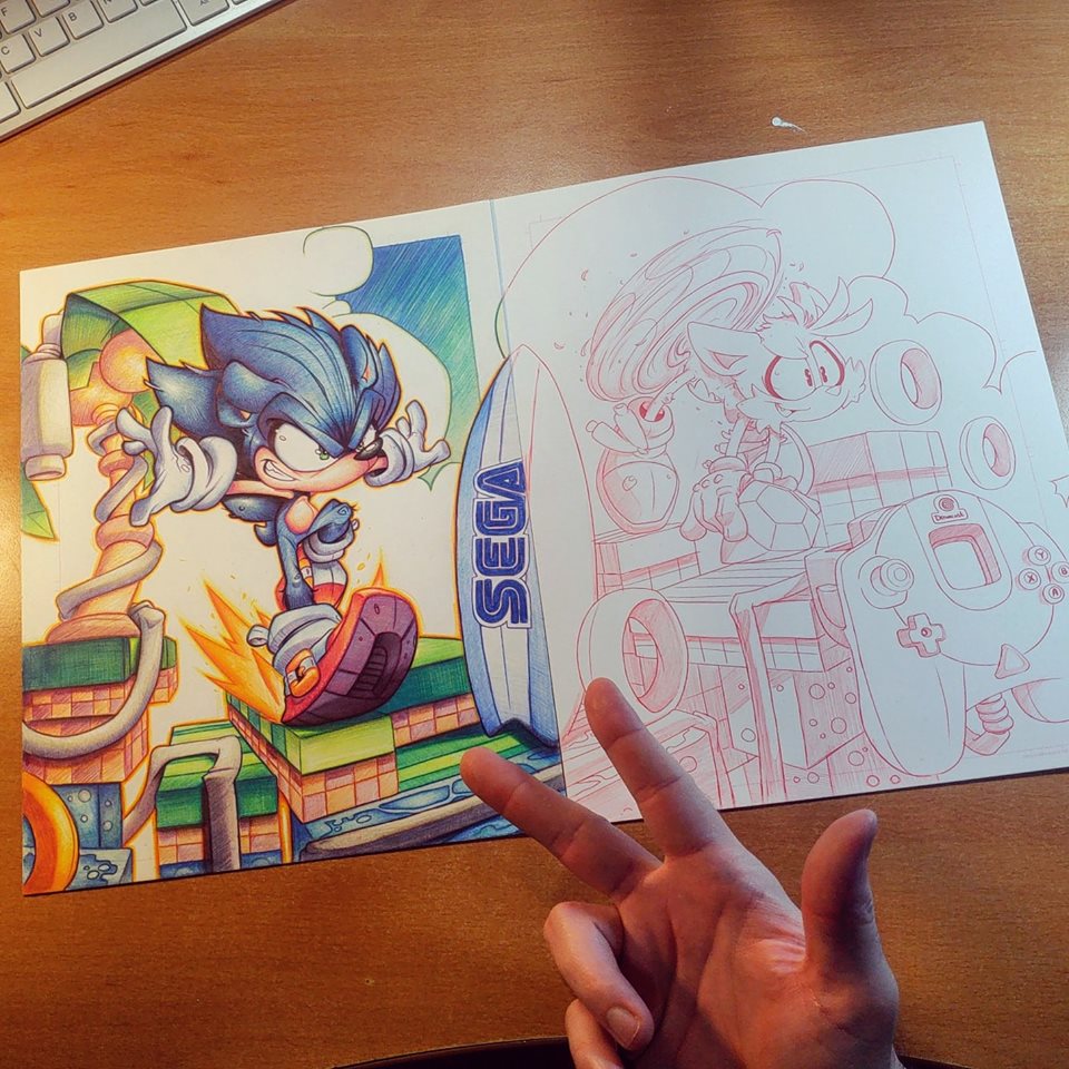 Tails Commish WIP 01 by RobDuenas