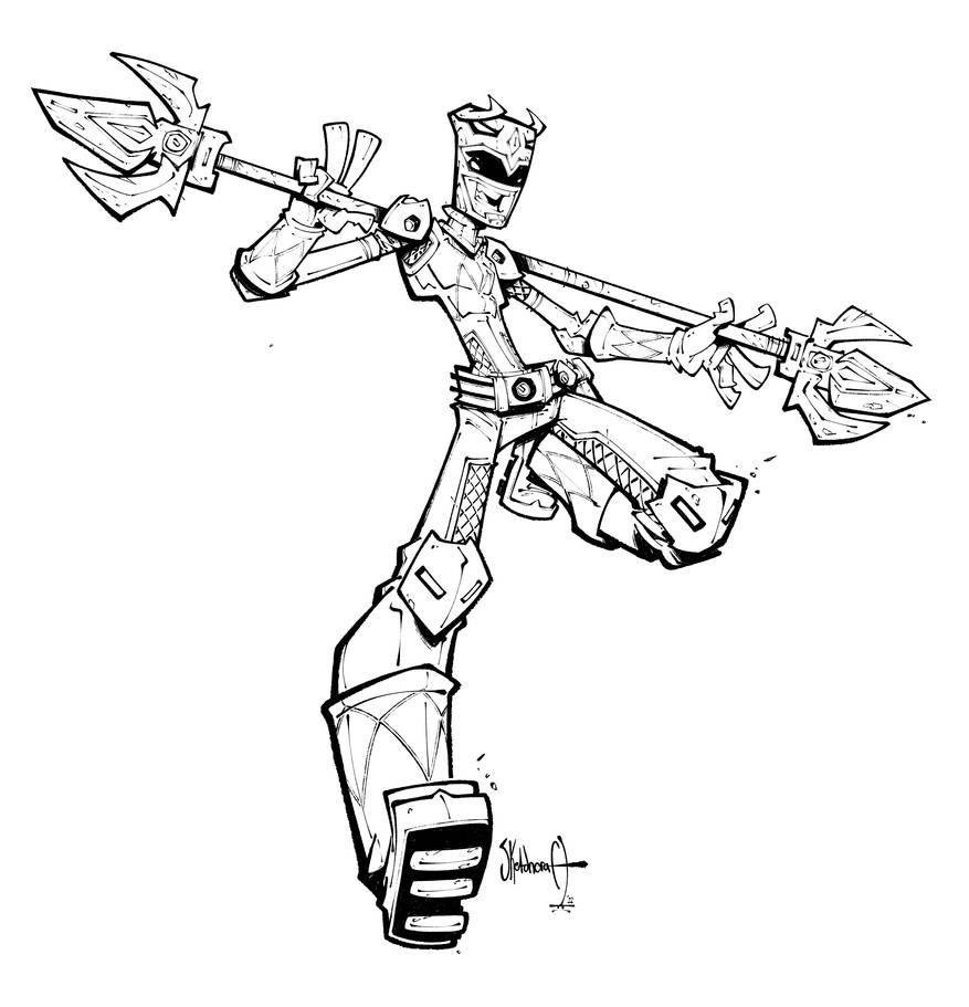 Power Rangers Ink Power Rangers Tribute Dev: Blue Ranger Inks by RobDuenas on DeviantArt