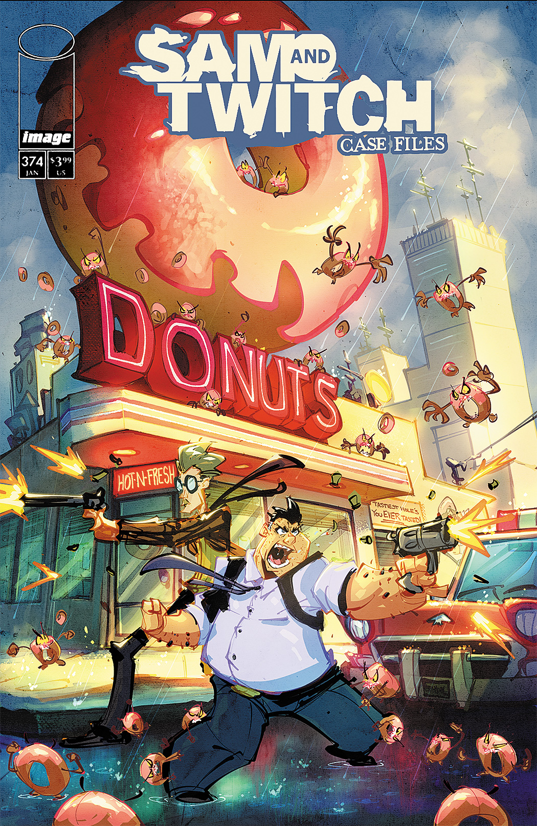 Sam and Twitch vs Donuts