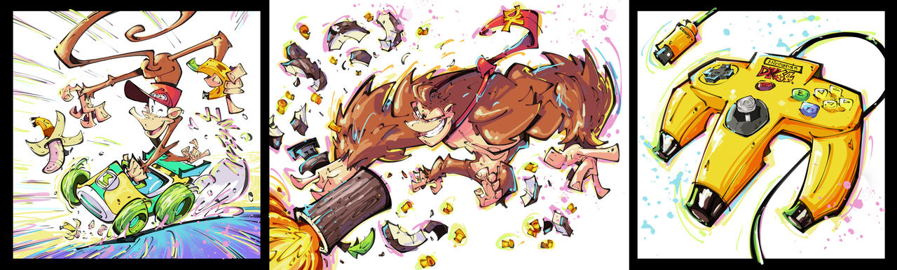 Donkey Kong Commish Color Guide