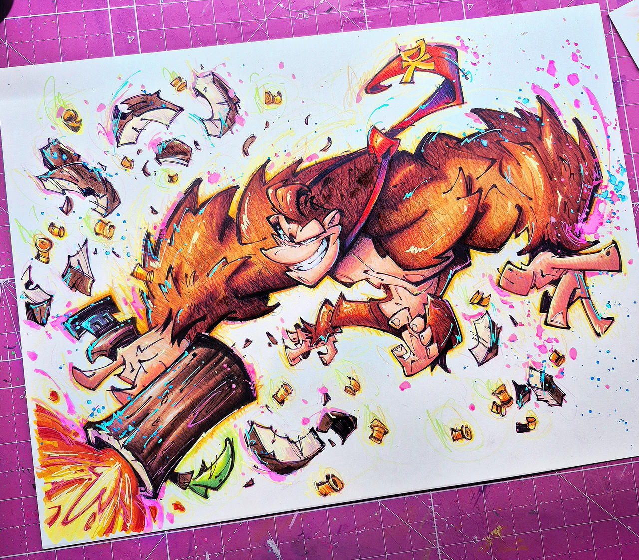 Donkey Kong Scribbly Commish