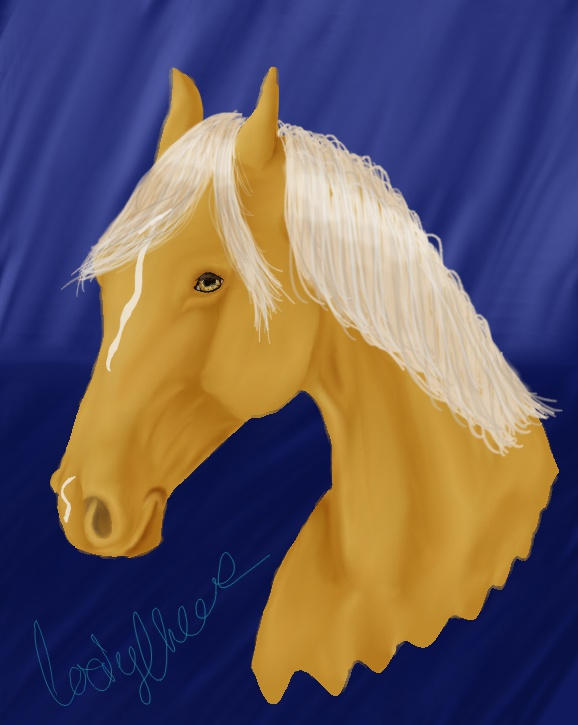 palimino head painting by codycheek414 on DeviantArt