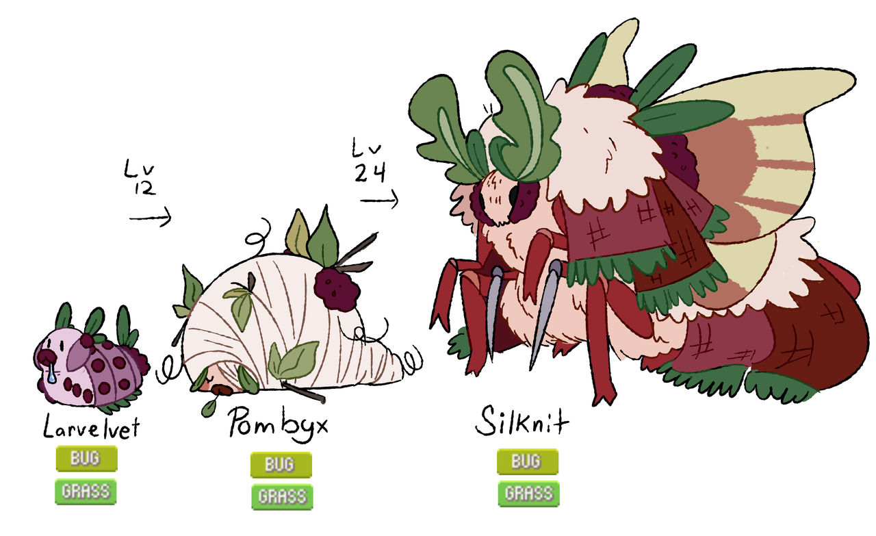 Fakemon 13-14-15 by Goatpaste on DeviantArt