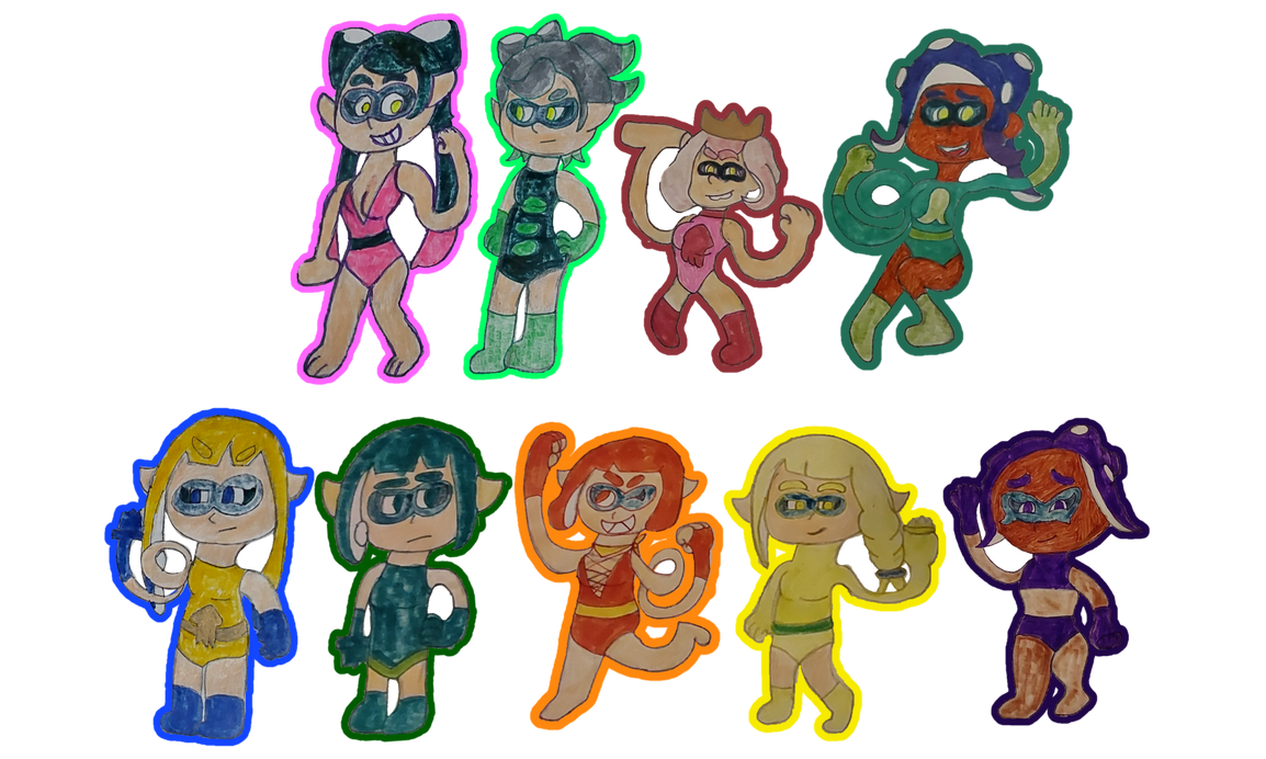 Slick Back Splatoon The playable stretchy splatoon characters +DLC by josephhallharper on ...
