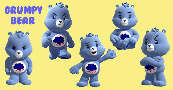 Grumpy Beart CB - Grumpy Bear model Render by RazorStuffedz on DeviantArt