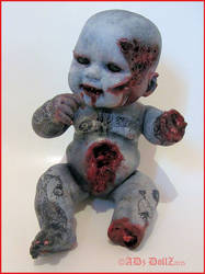 Koochi EW! Zombie infant tattoo gore doll