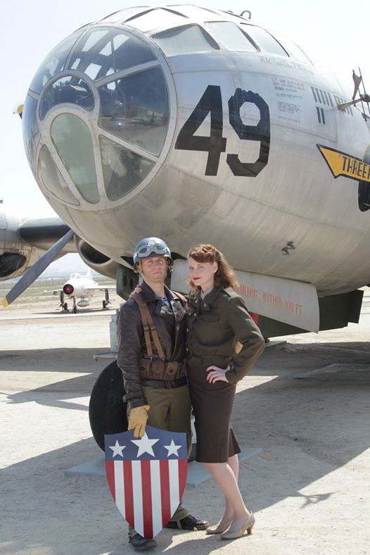 Captain America Agent Carter reunion shoot