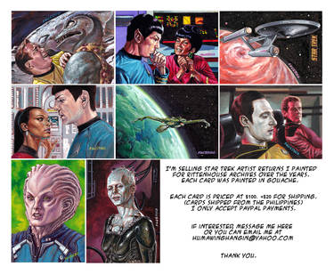 Rittenhouse Archives Star Trek Artist Returns sale