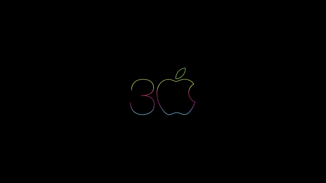Apple's 30th birthday logo