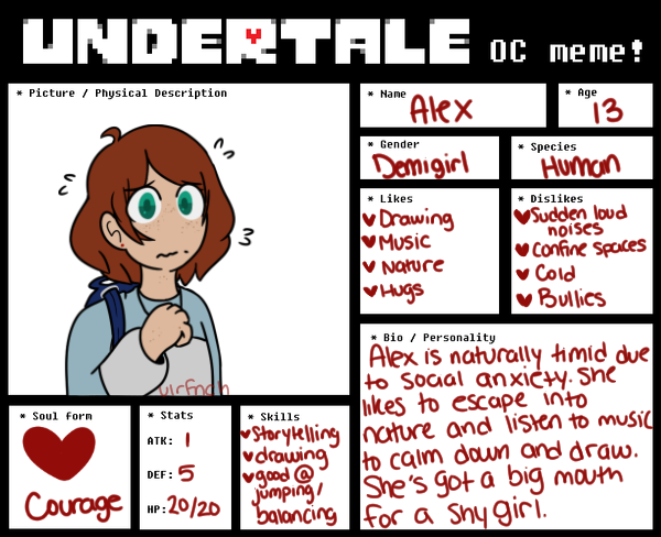 Undertale Oc Meme Alex By Flyingswallow123 On Deviantart Undertale Oc Meme Alex By Flyingswallow123 On Deviantart