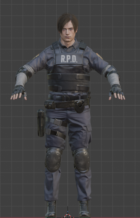 Leon Rpd Look Leon RPD Model - Resident Evil 4 Remake by breadgamer123 on DeviantArt