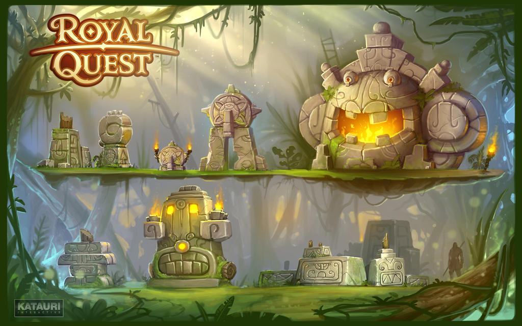 Statues for Royal Quest by mmx-v Statues for Royal Quest by mmx-v