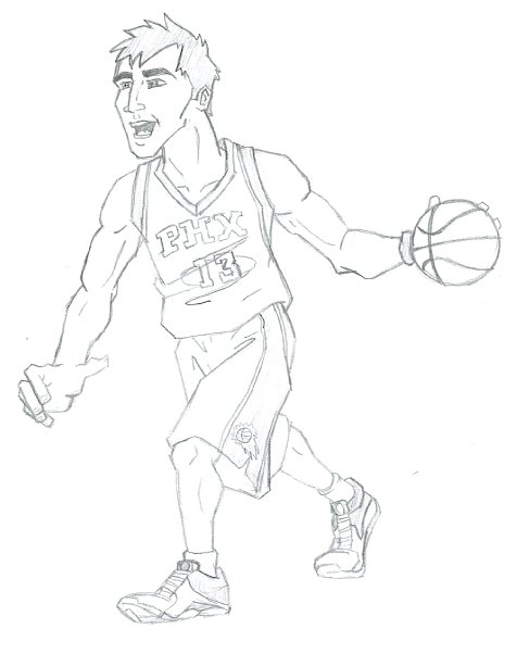 Steve Nash Cartoon By Sandfordghosts On Deviantart