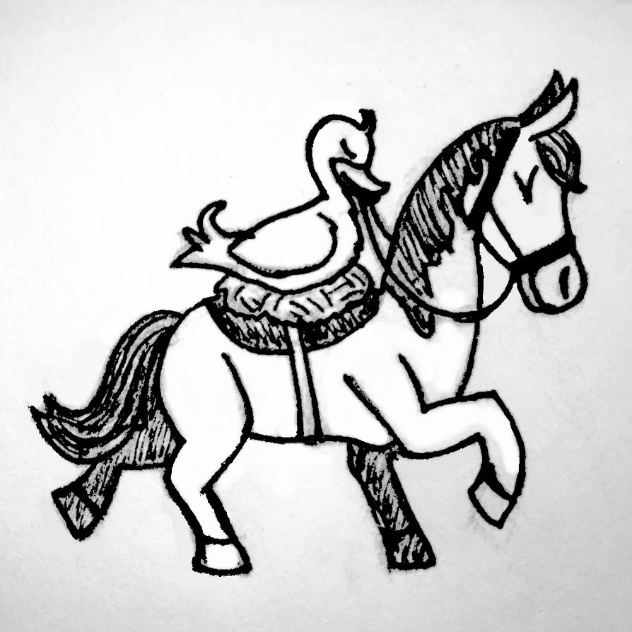 Duck Riding Deviantart Duck Riding a Horse by Sunnybrook1 on DeviantArt