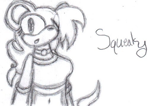 Squeaky the mouse doodle .:New OC:.