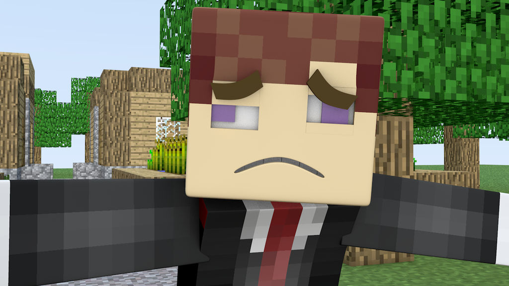 Minecraft Render - Why u so sad? by danjobrodoesrenders on DeviantArt