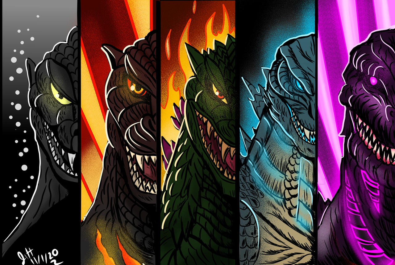 Godzilla Life Godzilla Over The Years