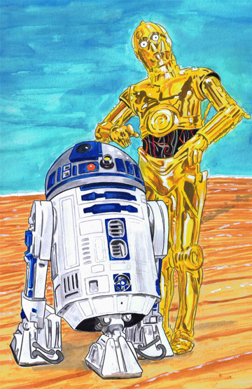 R2-D2 and C-3PO