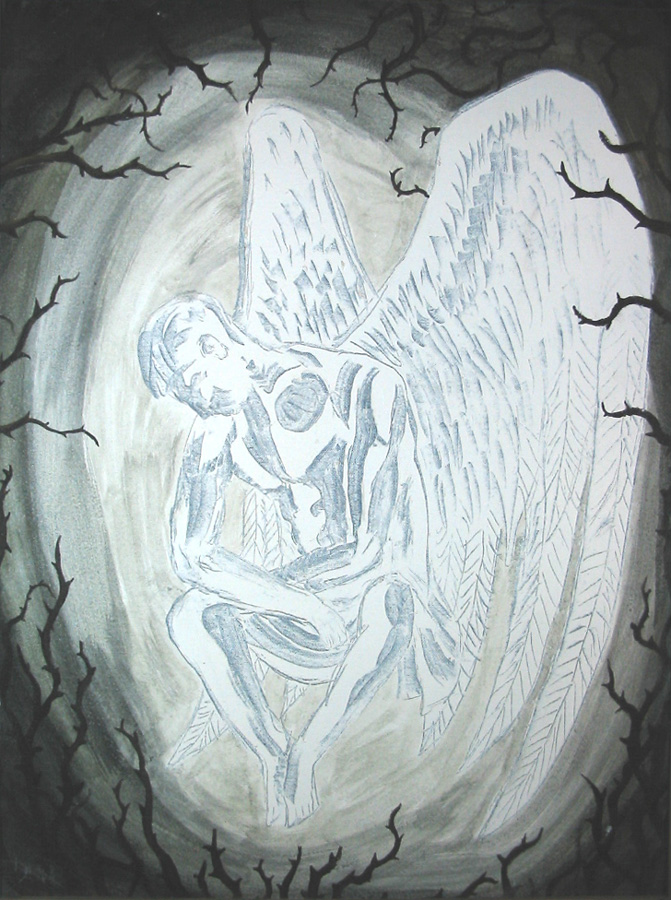 angel enclosed