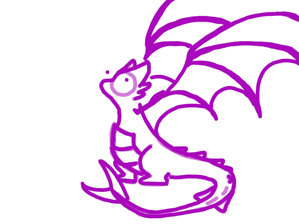 Simple dragon by numbersarelame8 on DeviantArt