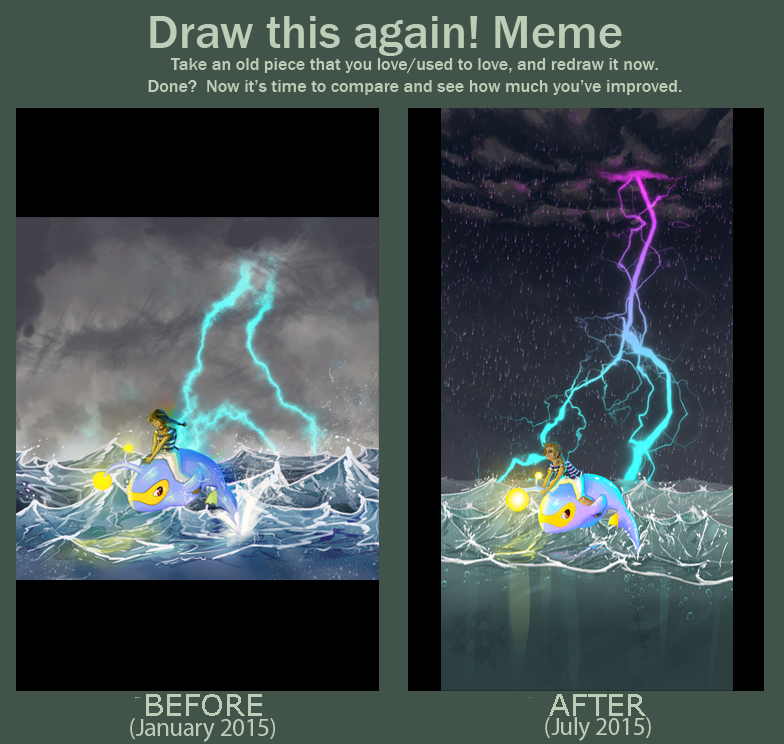 Draw This Again! (Stormy Surfing)