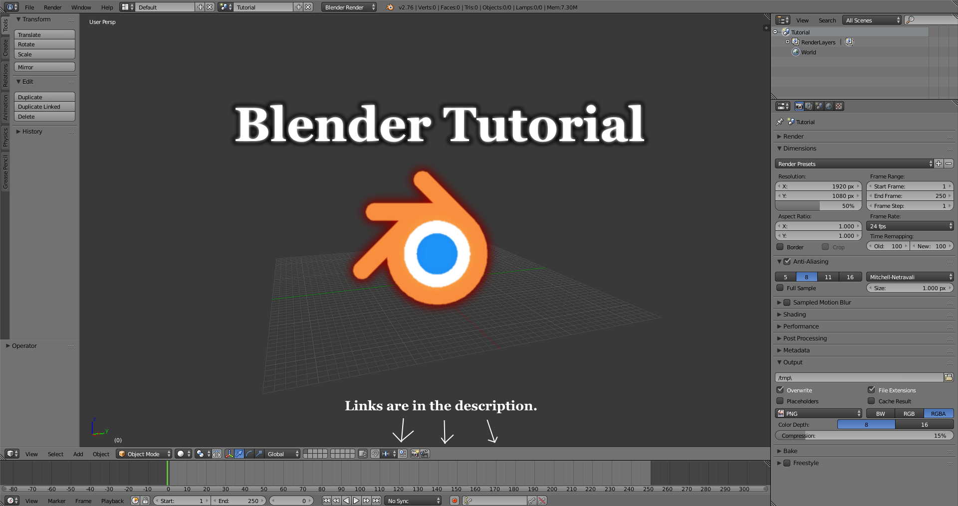 Blender Tutorial (LINKS) by MythicSpeed on DeviantArt