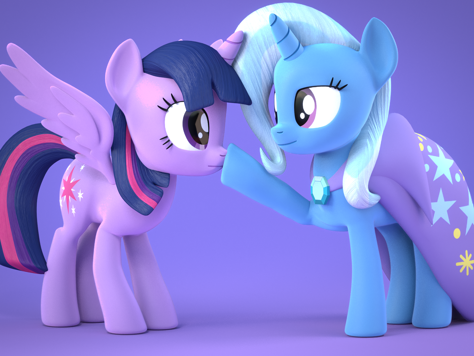 [Blender] Trixie Nose Boops Twilight