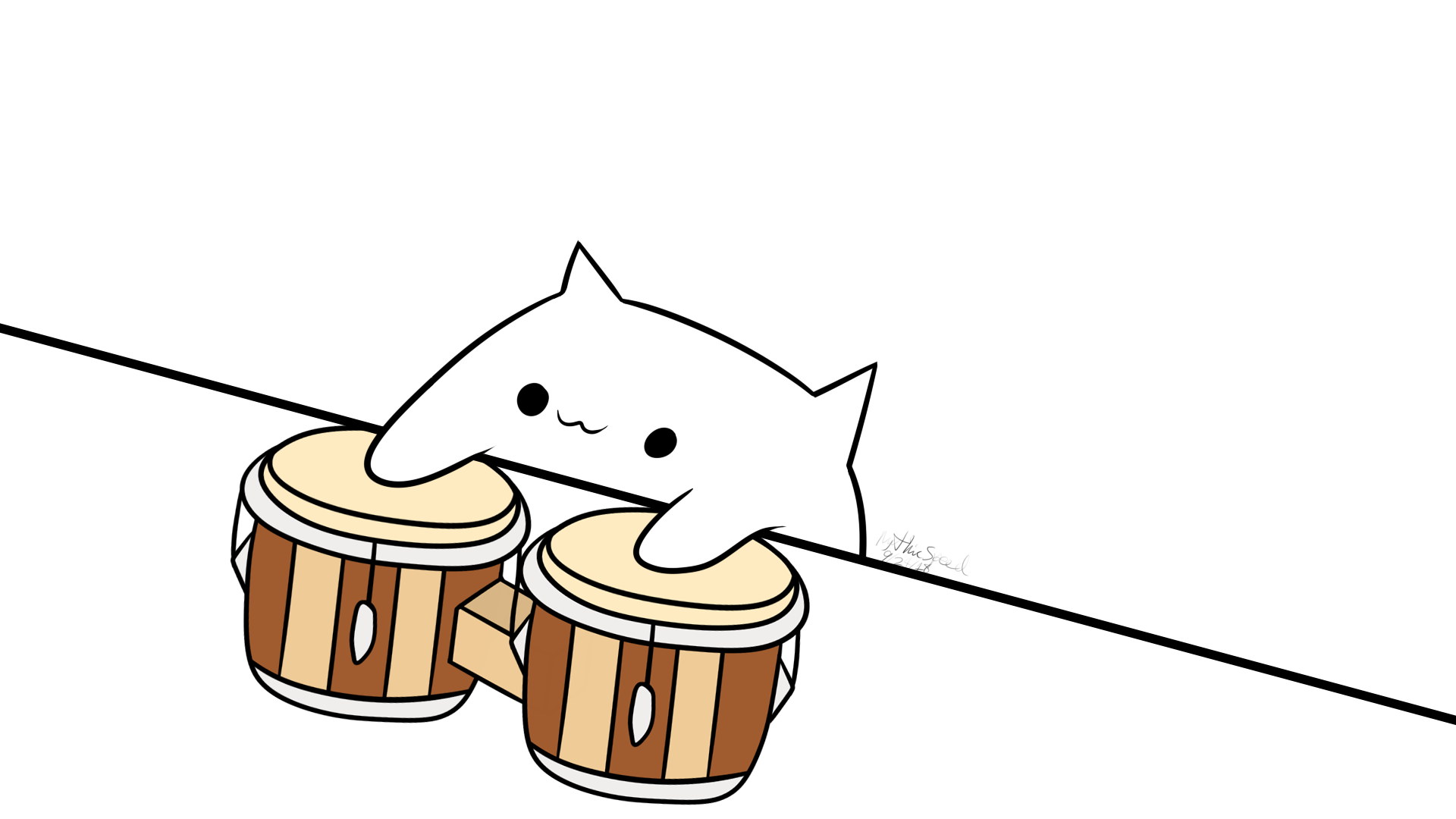 How to Draw Bongo Cat