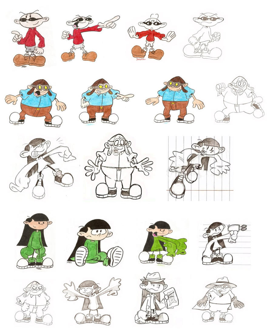 Knd Style Codename: Kids Next Door sheet 2 by Spectrumelf on DeviantArt