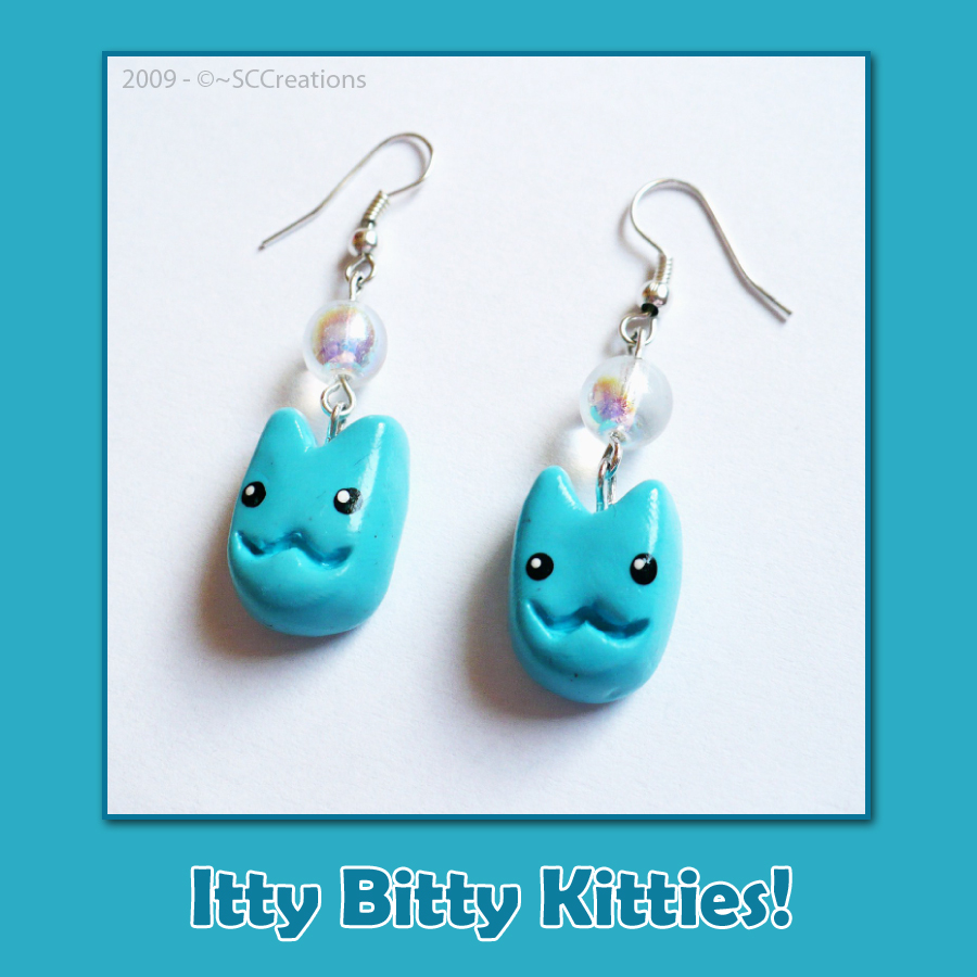 Earrings - Itty Bitty Kitties