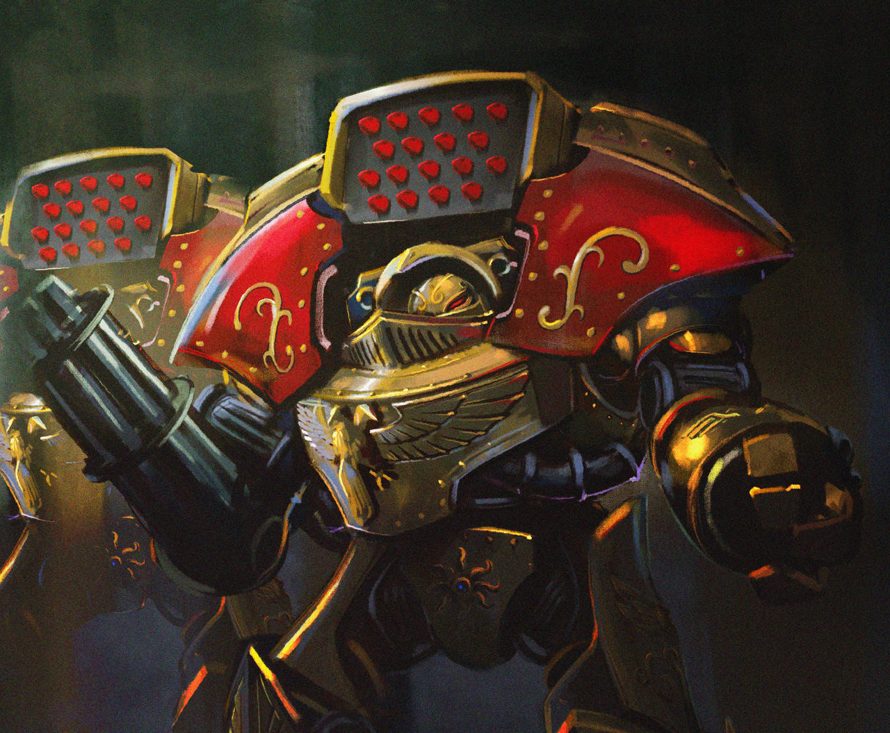 Telemon 40k Custodian Telemon Dreadnaught by OD60 on DeviantArt