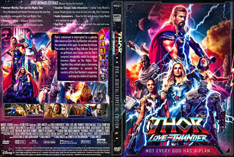 thor 2022 dvd cover