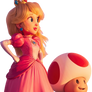 Peach And Toad PNG - The Super Mario Bros. Movie