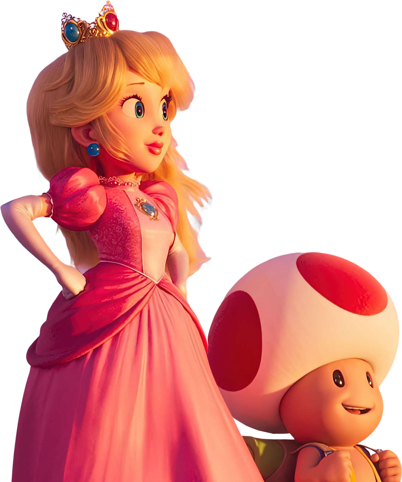 Peaches from the Mario movie