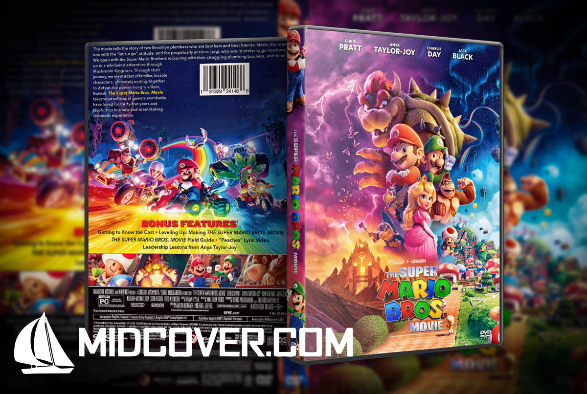 Dvd Filme: Super Mario Bros. O Filme (2023) Dublado E Leg