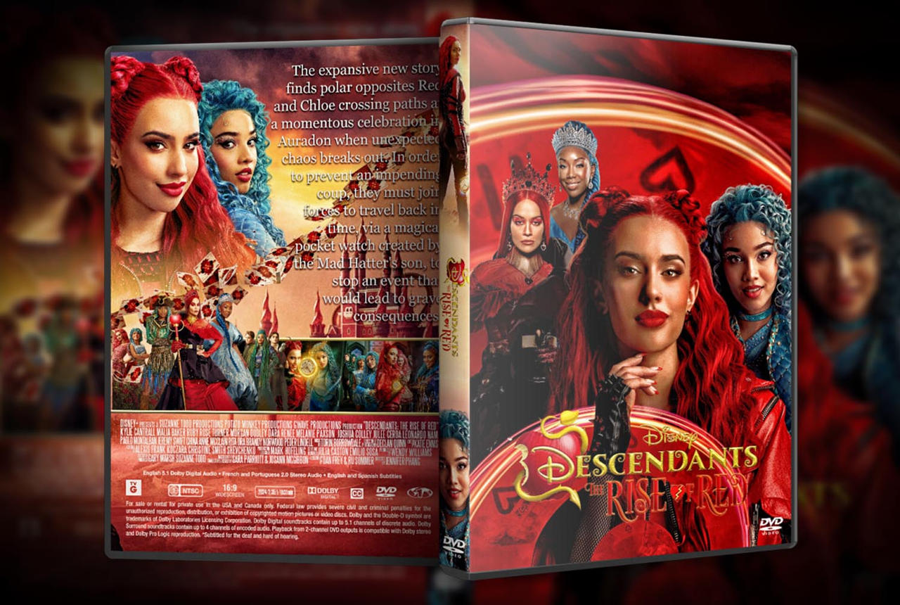 Descendants Rise Compact Descendants: The Rise of Red DVD Cover by CoverAddict on DeviantArt