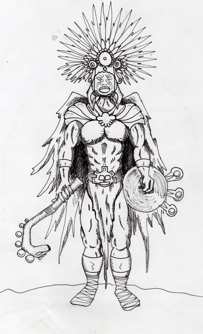 Guerrero Azteca 2 by Musgodelico on DeviantArt