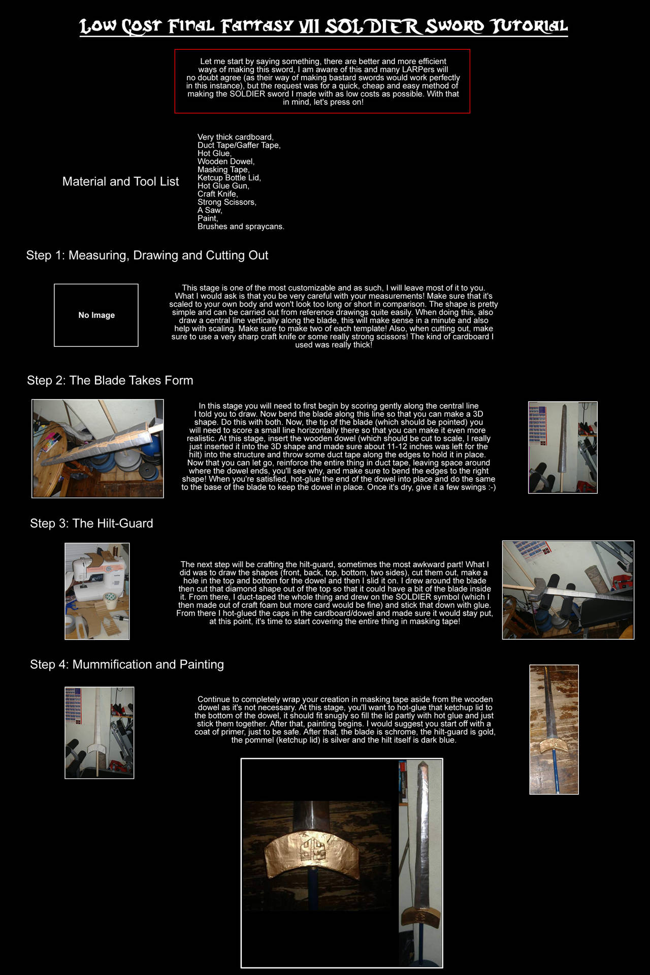 SOLDIER Sword Tutorial by sjbonnar
