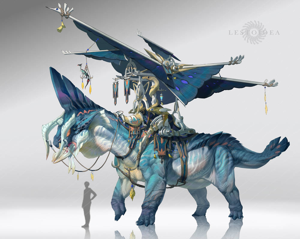 Post Apocalyptic Riding Mount Wilderness Beast Mount by LESTOIDEA2 on DeviantArt