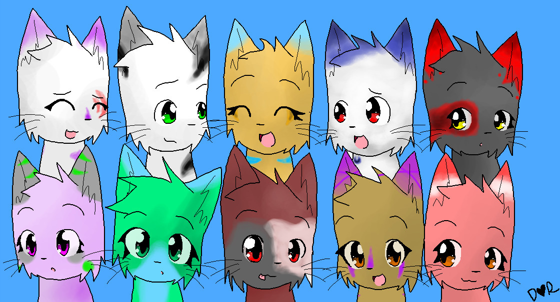 Raspberry Ripple Cat Cats of RippleClan part one by vixelzzz on DeviantArt