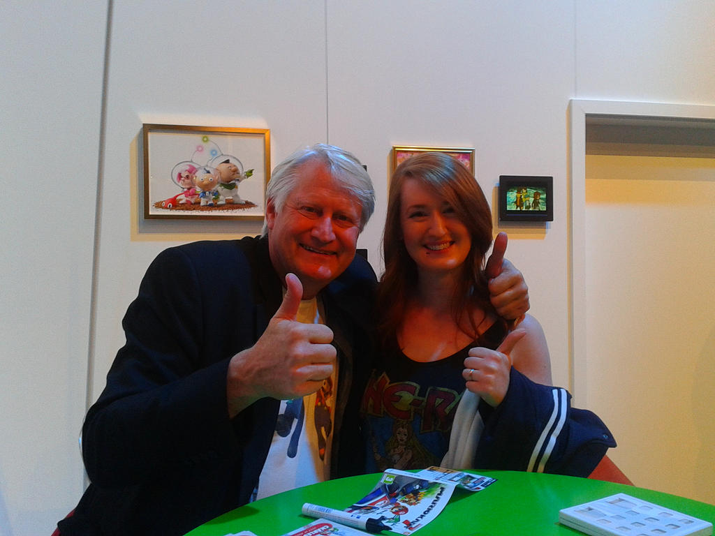 Today I met Charles Martinet.