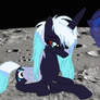 The daughter of Princess Luna and Godzilla Jr